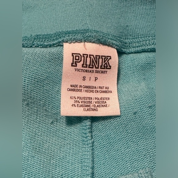 Pink Victoria’s Secret Light Blue Track Suit - Picture 8 of 11